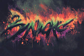 create a logo design in the dope style of graffiti