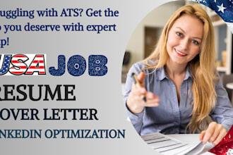 write and design a standard ats friendly resume, cover letter and linkedin