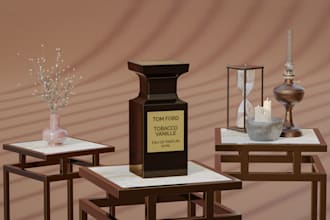 do 3d cgi product animation, 3d c4d product render, 3d cgi perfume product model
