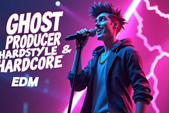 ghost produce a professional hardstyle, edm track