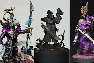 do 3d print and paint miniature warhammer 40k dnd painting mini figures aos