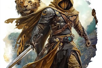 design characte artr for your role playing, fantasy character illustration