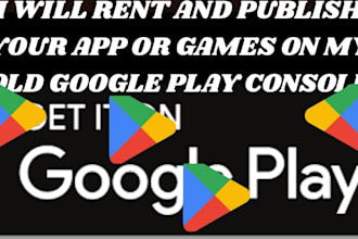 publish your app games on my old google play console account