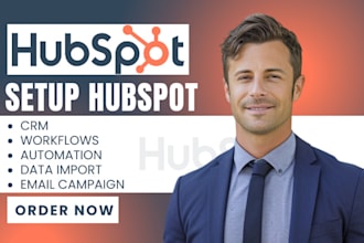 setup your hubspot crm workflows automation data import email campaign