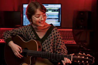be your female choir singer, songwriter, lead singer, backing vocal and remix