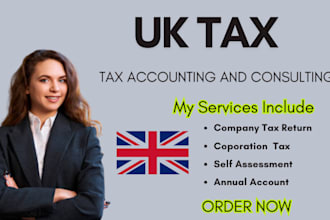 file, prepare uk tax return, financial corporation accounts for companies