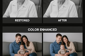 fix and enhance damaged, blurry, or low quality images