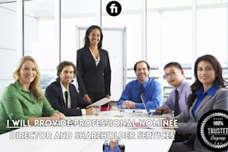 provide professional nominee director and shareholder services