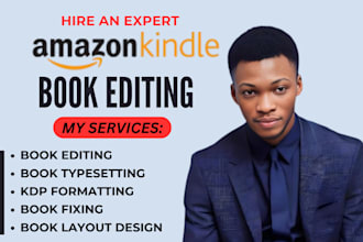 do book typesetting and layout design, book fixing, novel book editor