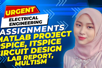support you in matlab simulation, electrical labview, pspice, ltspice task