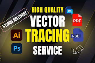do vector tracing, vector logo, convert to vector in adobe illustrator