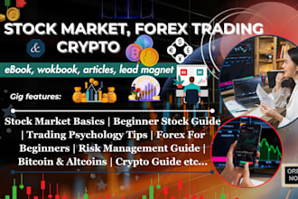 write expert ebooks on stock market, forex trading, smc, crypto, finance for KDP