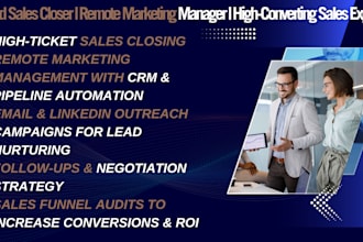 do eu, US, UK brand sale closer, remote marketing manager, high sales conversion