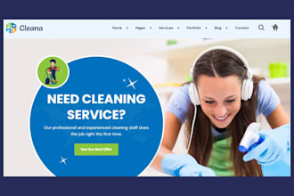 design laundry supplies shopify store cleaning service website laundry website