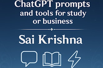 create smart chatgpt prompts and tools for study or business