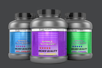 build branded nutraceutical shopify website protein powder nootropics store