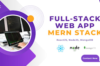 develop a full stack mern web application with react, node, and mongodb