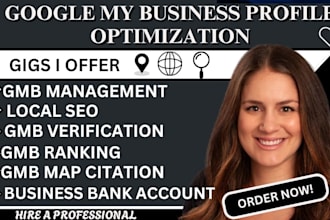 optimize google my business profile gmb ranking  map local SEO