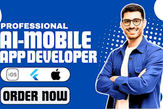 do ai mobile app development, ai chatbot saas app, android app using flutter