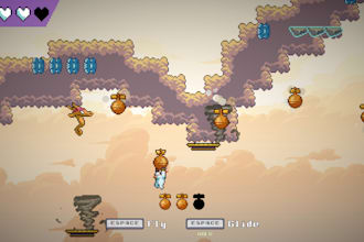 develop a custom 2d game using clickteam fusion or python pygame