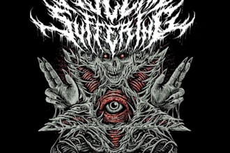 design high quality death metal, slam, and brutal logo for you