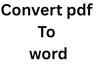 convert pdf to word file to pdf
