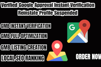 verified gmb profile optimize, gmb ranking, gmb listing, instant verification