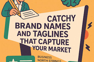 create catchy brand names and taglines that capture your market