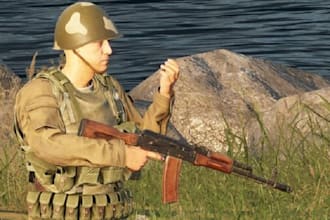 create arma reforger mod, gun, vehicle, arsenal setup, map, dayz