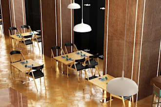 create luxury hotel, resort, bar, cafe and restaurant interior design