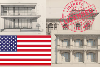 review and stamp florida, texas pe stamp architectural drawings for city