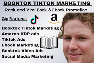promote your book or ebook on viral tiktok booktok rank tiktok ebook marketing