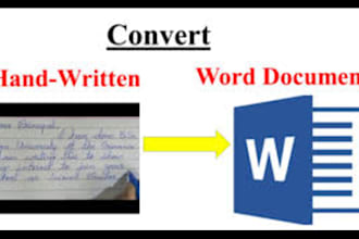 help you to type and transcribe your handwriting notes to ms word
