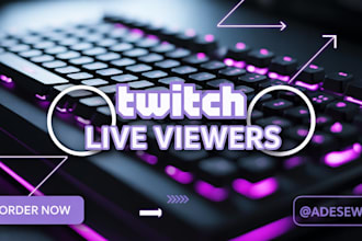 promote your twitch channel organically to get real live viewers