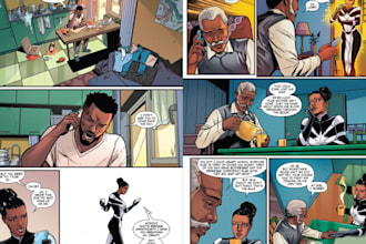 draw superhero comic book cover graphic novel pages anime manga, nsfw storyboard