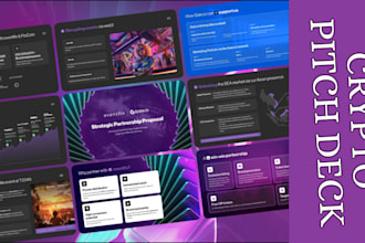 design crypto pitch deck nft blockchain web3 real estate powerpoint presentation