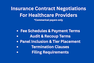 negotiate your payer insurance contract