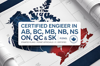 be your certified engineer in ab, bc, mb, nb, ns, on, qc, and sk