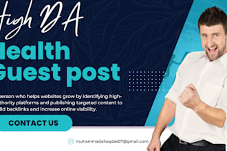 do a guest post on high da health website