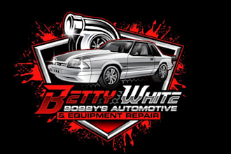 create professional and specially automotive repair logo  design