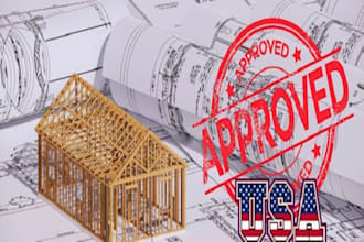 usa, ca, fl, tx, nj, licensed structural engineer stamp residential commercial