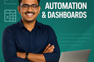 automate your excel tasks and create stunning data dashboards