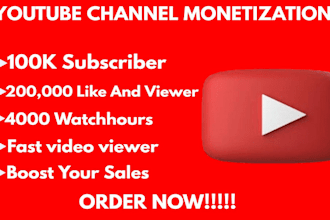 do youtube video promotion, grow usa uk playlist, complete channel monetization