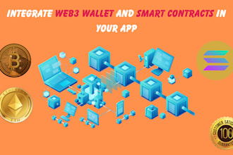 integrate web3 wallet and smart contracts in your app