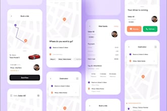 develop ridesharing app, taxi booking app, carpooling app, cab booking app