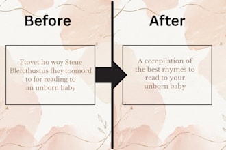 fix and replace bad text in ai generated images