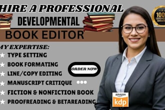professional copy line edit, proofread, and format self help or christian book