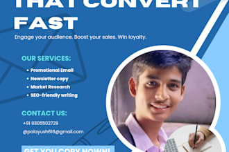 write high converting email copy for sales outreach or newsletter