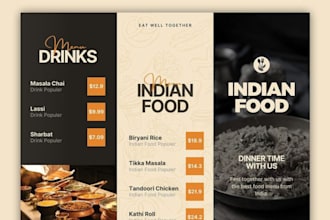 design bifold, trifold brochure and catalog