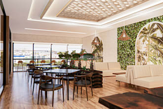 design small shop, cafe, or retail store layout and interior